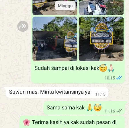 Pengiriman Papan Bunga Duka Tanah Sareal