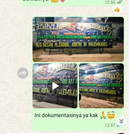 Pengiriman Papan Bunga Duka Tanah Sareal