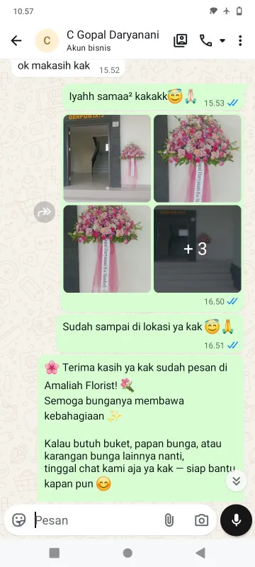 Pengiriman Karangan Bunga Tanah Sareal