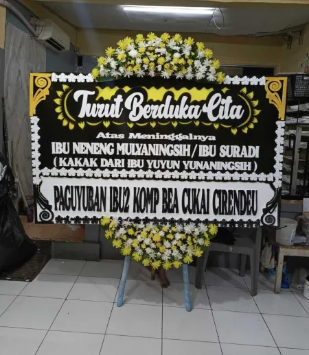 Papan Bunga Duka Tanah Sareal