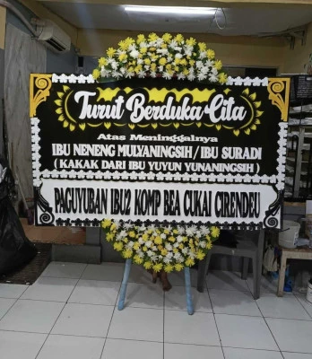 Papan Bunga di Tanah Sareal